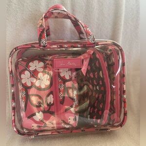 Vera Bradley pink cosmetic /toiletries bag